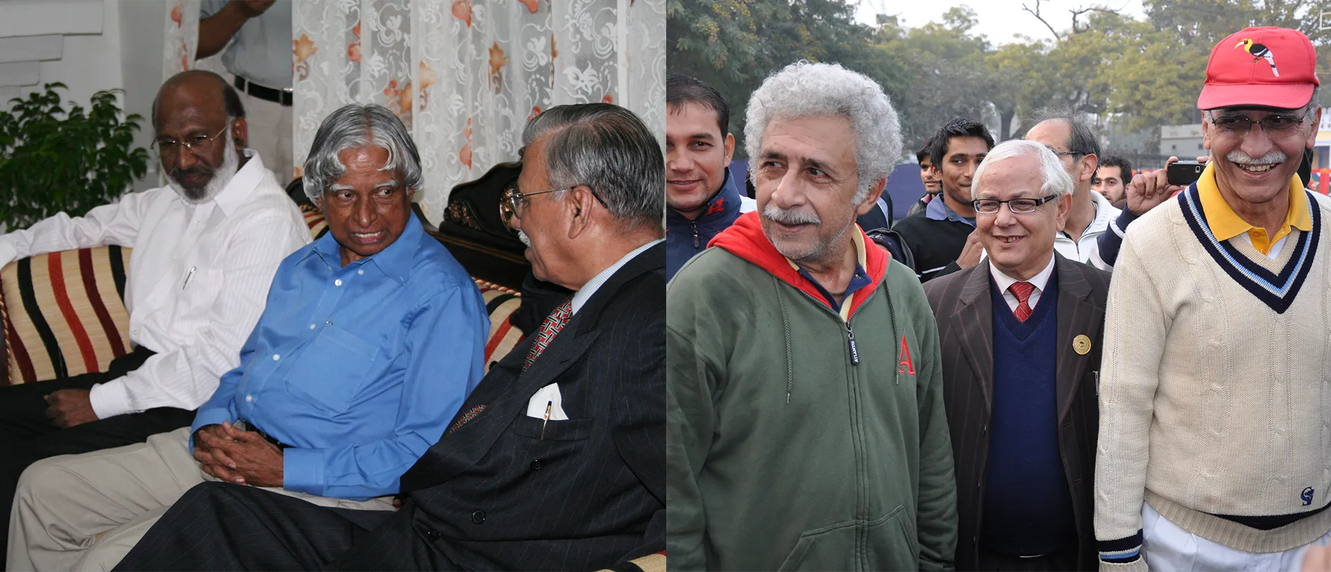 Visitors 2 AMU Old boys sliders